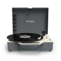 Victrola Re-Spin Sustainable Suitcase Vinyl Record Player| 3-Speed (33 1/3, 45 & 78 RPM)| Belt-Driven Bluetooth Turn Table with Built-in Bass Radia...