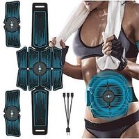 Sports Entertainment Vibration Belt Machine Ab Trainer EMS Abdominal Muscle Stimulator Toner Fitness Training Gear Home Gym Belt Lightinthebox - thumbnail