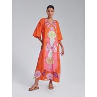 Bohemian Floral Print Dress