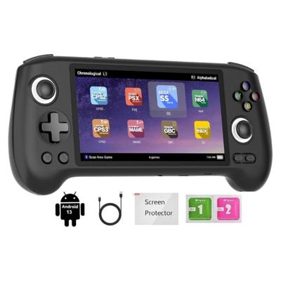 Anbernic RG556 Retro Handheld Game Android 13, Handheld Game With 5.48 inch Touch OLED Screen - Black