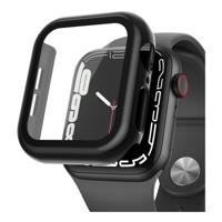 HYPHEN 9H Tempered Glass PC Case Black for Apple Watch Series 7 41mm - thumbnail