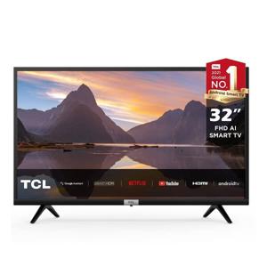 TCL 32 Inch HD AI Smart LED TV | Android TV | Google Assistant with Hands-Free Voice Control | Micro Dimming Technology | Slim Design | 32S5200