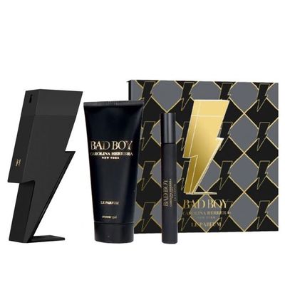 Carolina Herrera Bad Boy Le Parfum (M) Set Edp 100Ml + Edp 10Ml + Sg 100Ml Carolina Herrera Bad Boy Le Parfum (M) Set Edp 100Ml + Edp 10Ml + Sg 100Ml