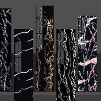 Nordic Marble Baseboard Baseboard Self-Adhesive Wall Sticker Meibian Living Room Bedroom Waterproof Pvc Decorative Strip Waistline miniinthebox