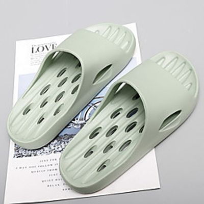 Women's Slippers  Flip-Flops Flat Heel Open Toe Booties Ankle Boots Daily Home EVA(ethylene-vinyl acetate copolymer) Solid Colored Yellow Red Light Green miniinthebox