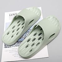 Women's Slippers  Flip-Flops Flat Heel Open Toe Booties Ankle Boots Daily Home EVA(ethylene-vinyl acetate copolymer) Solid Colored Yellow Red Light Green miniinthebox - thumbnail