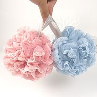 New Thickened Lace Shower Ball Beautiful Large-Sized Shower Flower Super Soft Shower Ball Bath Rub Back Bath Eraser Lightinthebox - thumbnail