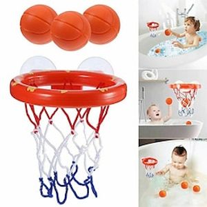 Baby Bath Toy Toddler Boy Water Toys Bathroom Bathtub Shooting Basketball Hoop with 3 Balls Kids Outdoor Play Set Cute Whale Lightinthebox