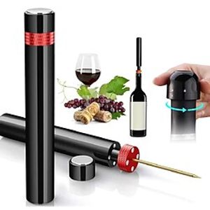 Air Pump Pressure Corkscrew Portable Wine Bottle Opener Pin Cork Remover Stainless Steel Needle Barware Tools Bar Accessories miniinthebox