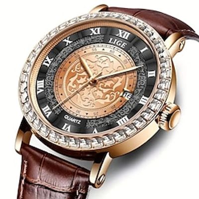 Men's Watch Waterproof Business Stainless Steel Casual Sport Auto Date Watch Lightinthebox