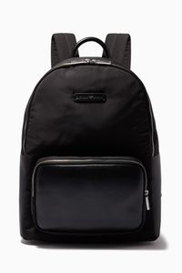 Backpack in Nylon & Leather