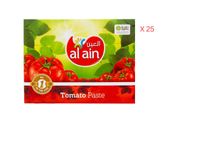 Al Ain Tomato Paste, Can - 70g x 25