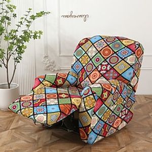 Recliner Cover Stretch Reclining Sofa Cover Arm Chair Slipcover Washable Couch Cover with Pocket Protector for Pet, Dogs(1 Backest Cover,1 Seat Cover,2 Armrest Cover) miniinthebox