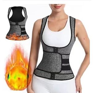 Shapewear Sports NEOPRENE Polyster Mixed Material Yoga Fitness Gym Workout Non Toxic Durable No Zipper Tummy Control Build Muscle, Tone  Tighten Calories Burned For Women Lightinthebox