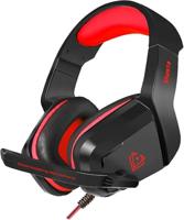 Vertux Shasta Ambient Noise Isolation Over-Ear Gaming Headset Red