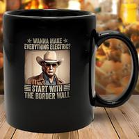 Wanna Make Everything Electric Street Style Mugs For Husband Dad For Father's Day Funny Coffee Mugs Lightinthebox