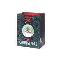 Legami Christmas Gift Bag Medium Christmas Snowball - thumbnail