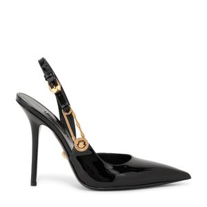 Safety-Pin slingback pumps