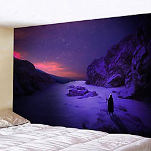 Landscape Wall Tapestry Art Decor Blanket Curtain Hanging Home Bedroom Living Room Decoration Polyester Lightinthebox