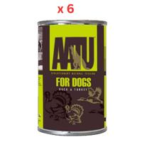 Aatu Duck & Turkey Wet Dog Food 400g Pack Of 6