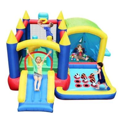 Megastar 7 In 1 Inflatable Sports Fun Bounce House With slide Megastar 7 In 1 Inflatable Sports Fun Bounce House With slide