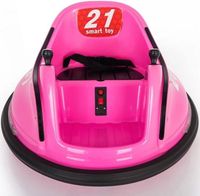 Megastar Ride On 6V Electric Drift Swingster 360 Degree Baby Car With Remote Control And Light - Pink (UAE Delivery Only)
