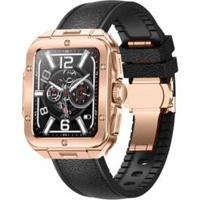 Swiss Military ALPS 2 Smartwatch Rose Gold With Black Leather Strap (SM-Alps2-RGFrame/BKLeatherSt)