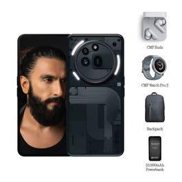 Nothing Phone 3A Pro 5G Smartphone, Black, 256 GB