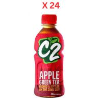 C2 Green Tea Drinks 355Ml Apple Pack Of 24