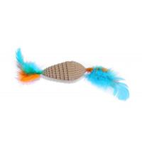 Freedog Craft Pineapple Scratcher With Feathers Interactive Cat Toy