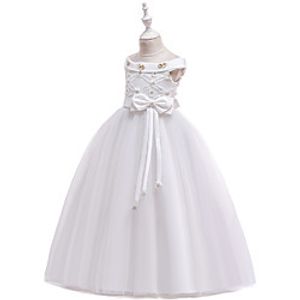 Princess Cosplay Costume Costume Girls' Movie Cosplay Christmas New Year's White Light Purple Pink Dress Christmas Halloween Children's Day Polyester / Cotton miniinthebox