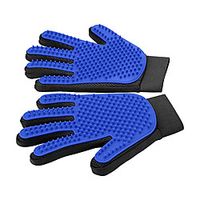 Pet Grooming Glove - Gentle Deshedding Brush Glove - Efficient Pet Hair Remover Mitt - Enhanced Five Finger Design - Perfect for Dog  Cat with Long  Short Fur - 1 Pair miniinthebox - thumbnail