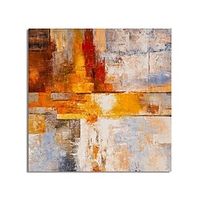 Oil Painting Handmade Hand Painted Wall Art Abstract Canvas Painting Home Decoration Decor Stretched Frame Ready to Hang miniinthebox - thumbnail