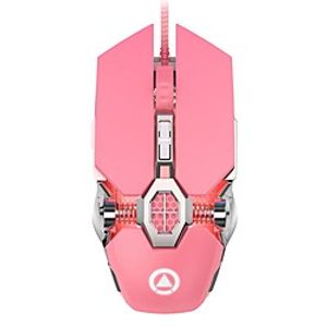 Wire Gaming Mouse Ergonomic 7 Keys Backlit For HP DELL Laptop Computer Notebook PC Gamer Mice Pink Girl Woman Mouse Lightinthebox
