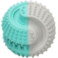 Flamingo Growi Dental Ball Rubber Dog Toy White-Green 8cm