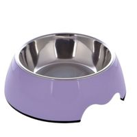 Nutrapet Melamine Round Bowl Purple S: 14 x 4.5 Cms 160/Ml 5.4Oz