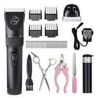 Rechargeable Pet Electric Hair Clipper Pet Dog Cat Four-piece Set Shaver For UK EUROP - thumbnail