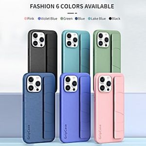 Phone Case For iPhone 15 Pro Max Plus iPhone 14 Pro Max Plus iPhone 13 Pro Max Back Cover with Wrist Strap Shockproof TPU PC PU Leather miniinthebox