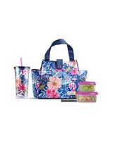 Fit & Fresh Westport Bag Kit includes Lunch Container, 1 Side Container & Matching Water Bottle Tabitha Floral