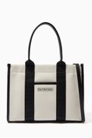 Hardware Small Tote Bag in Cotton Canvas Hardware Small Tote Bag in Cotton Canvas