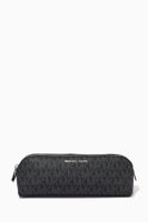 Pencil Pouch in Logo Canvas Pencil Pouch in Logo Canvas