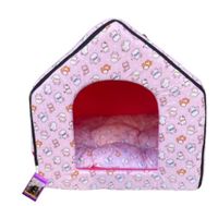 Coco Kindi Cat pattern Washable Cotton House with Zip L