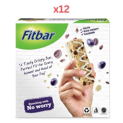 Fitbar Fruits Delight 5X22 Gms Free Pack of 12