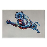 Mintura Large Size Hand Painted Leopard Animal Oil Painting on Canvas Modern Abstract Wall Art Picture For Home Decoration No Framed Lightinthebox - thumbnail
