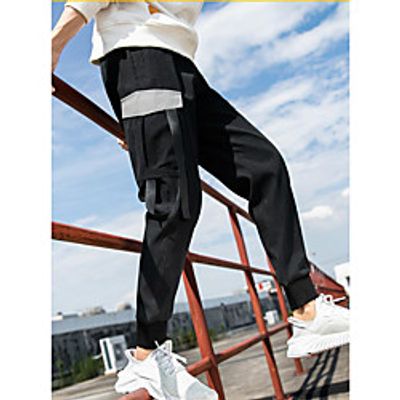 Men's Cargo Tactical Cargo Pants Patchwork Full Length Black Khaki Gray miniinthebox Men's Cargo Tactical Cargo Pants Patchwork Full Length Black Khaki Gray miniinthebox