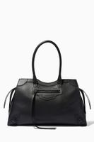 Neo Classic City Large Top Handle Bag in Grained Calf Leather Neo Classic City Large Top Handle Bag in Grained Calf Leather