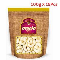 Mawa Raw Cashew Super Jumbo-W180 100g (Pack of 15)