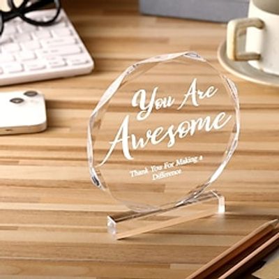 Awards for Coworker Acrylic Plaque Thank You Gift for Employee Colleague Leaving Job Gifts Farewell Appreciation Gifts for Women Men Friends Nurse Teacher Keepsake Lightinthebox