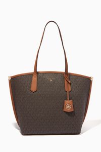 Large Jane Tote Bag in Logo Canvas