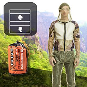 Unisex Fishing Clothes Mesh Hood Mosquito Repellent Suit Anti Mosquito Clothes Insect-proof Jacket Set for Outdoor Protection Lightinthebox